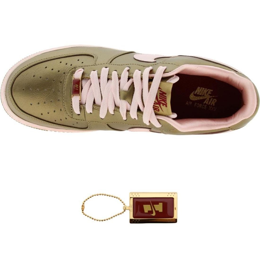 pink and gold air force 1