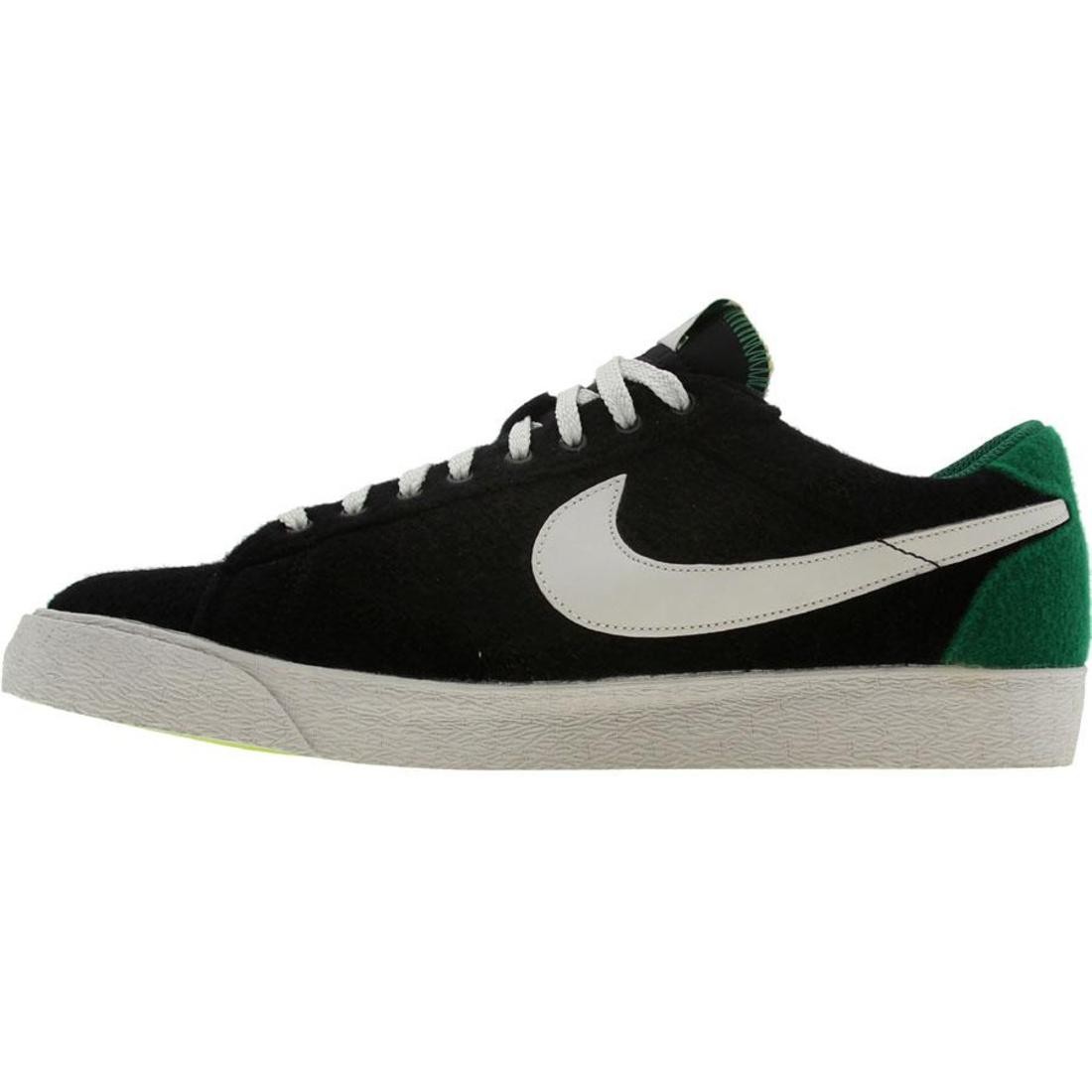 Nike Blazer Low Classic (black / light bone / voltage / pine green)