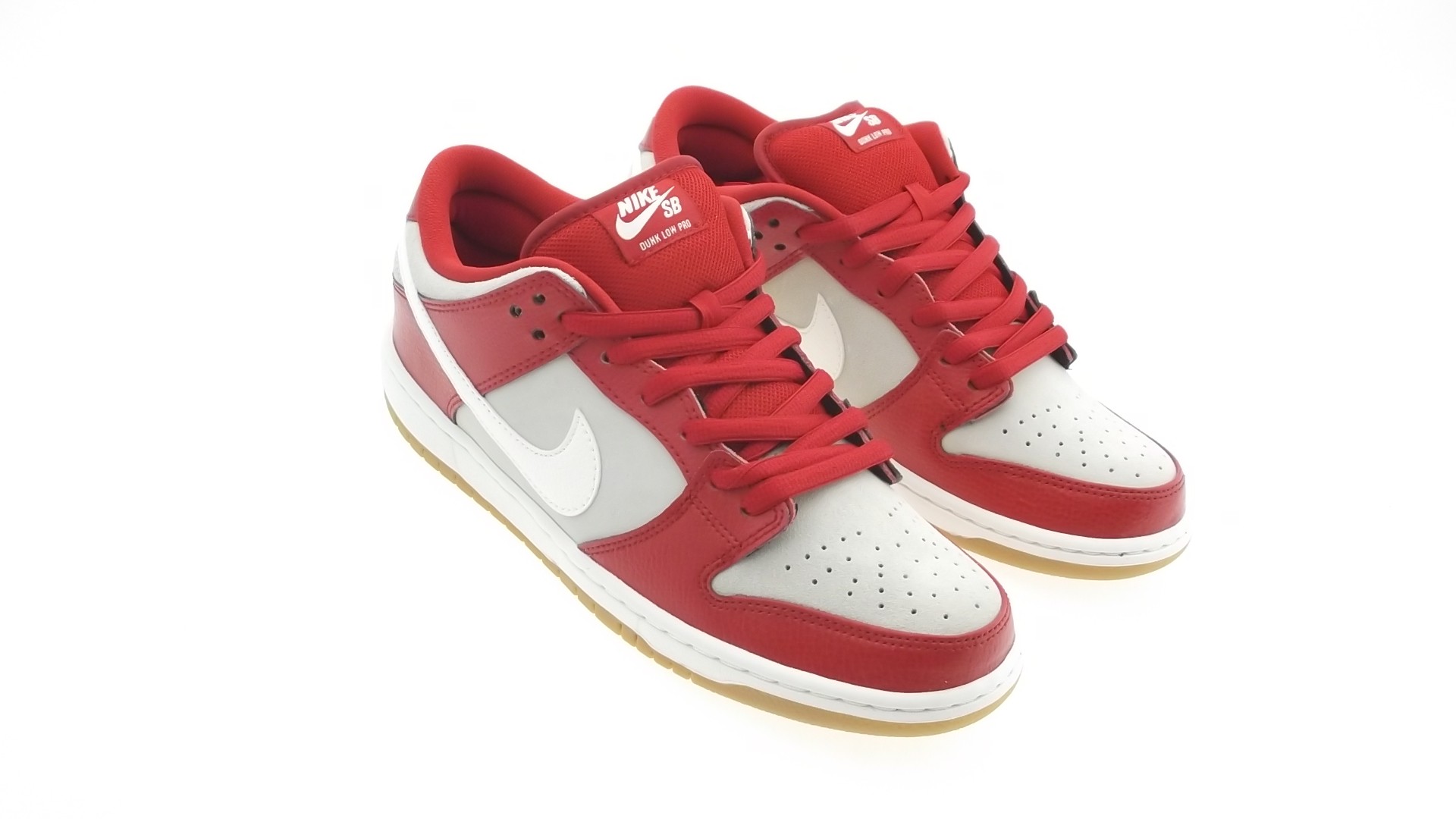 Nike Men Dunk Low Pro SB (red / gym red / gum light brown)