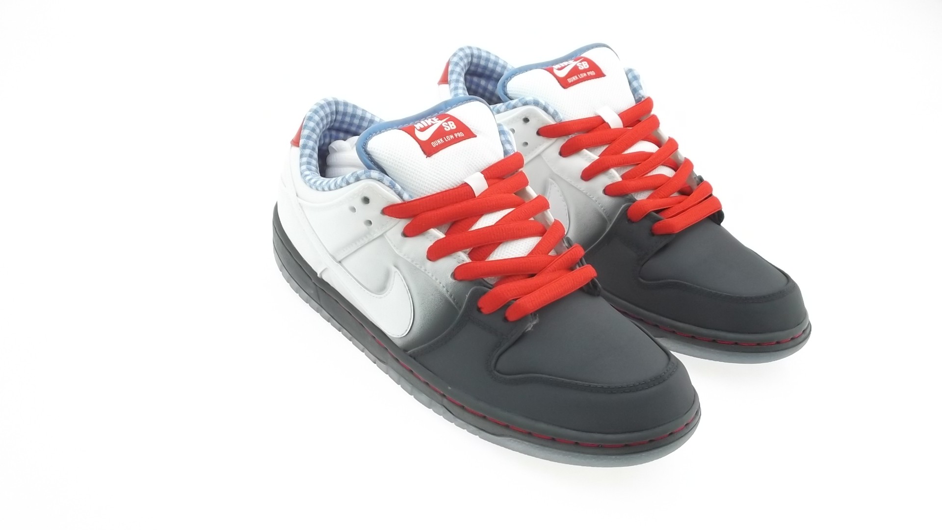 Nike Men Dunk Low Premium SB (gray / white / university red)