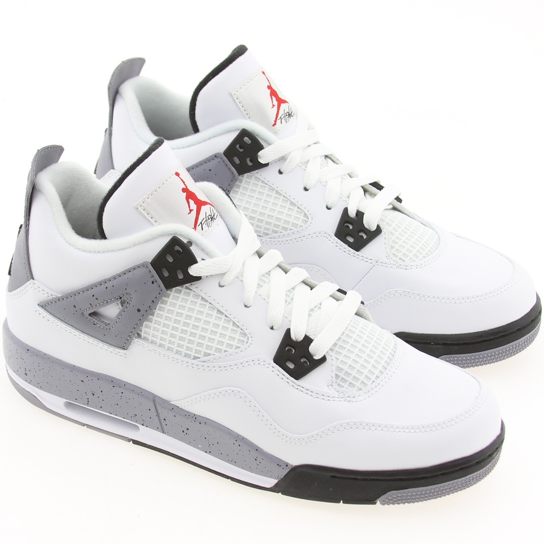 2012 Air Jordan 4 Retro GS Kids White Cement
