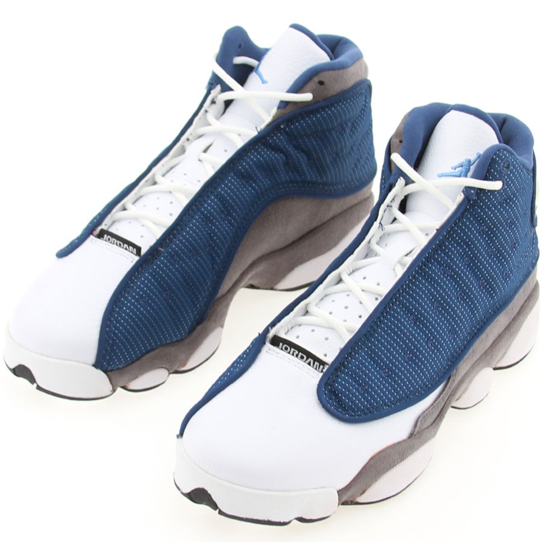 Air Jordan Retro XIII 13 Flint 2011 GC White/Navy/Flint Grey BNIB DS Big Kids 7