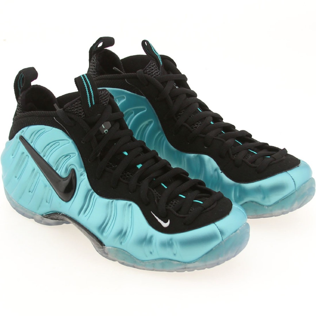 NIKE AIR FOAMPOSITE PRO ELECTRIC BLUE RETRO BLACK WHITE ONE SIZE 10.5
