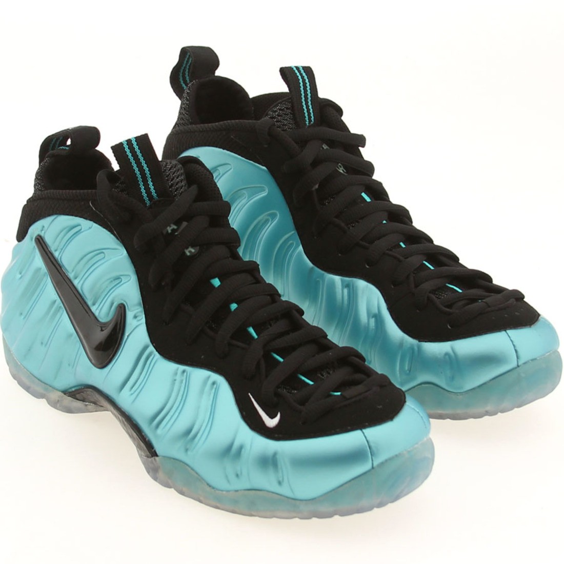 NIKE AIR FOAMPOSITE PRO ELECTRIC BLUE RETRO BLACK WHITE ONE SIZE 8.0  