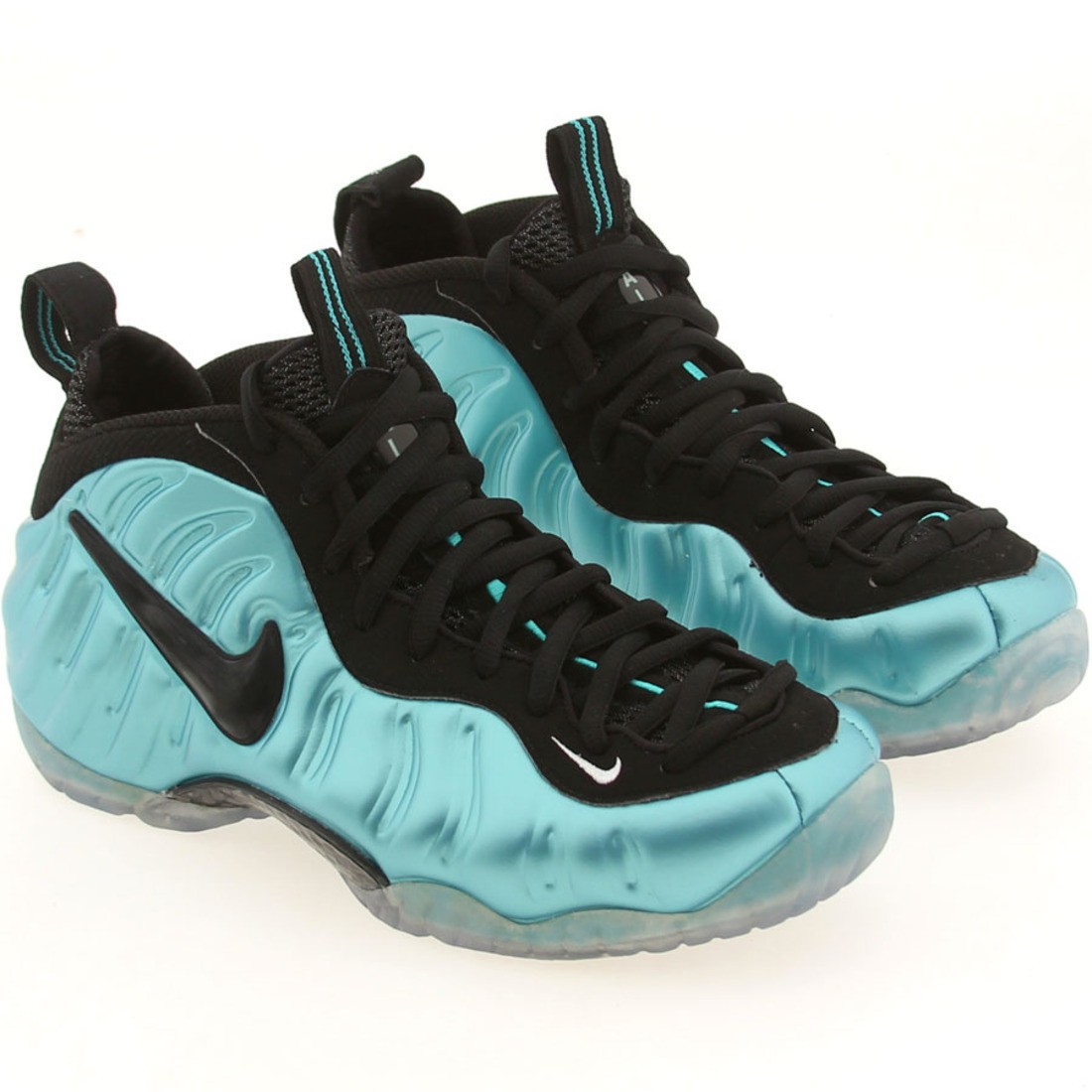 NIKE AIR FOAMPOSITE PRO ELECTRIC BLUE RETRO BLACK WHITE ONE SIZE 8.5
