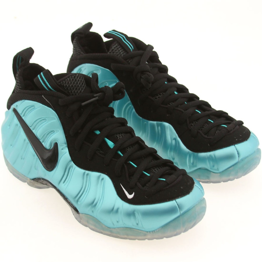 NIKE AIR FOAMPOSITE PRO ELECTRIC BLUE RETRO BLACK WHITE ONE SIZE 9.5