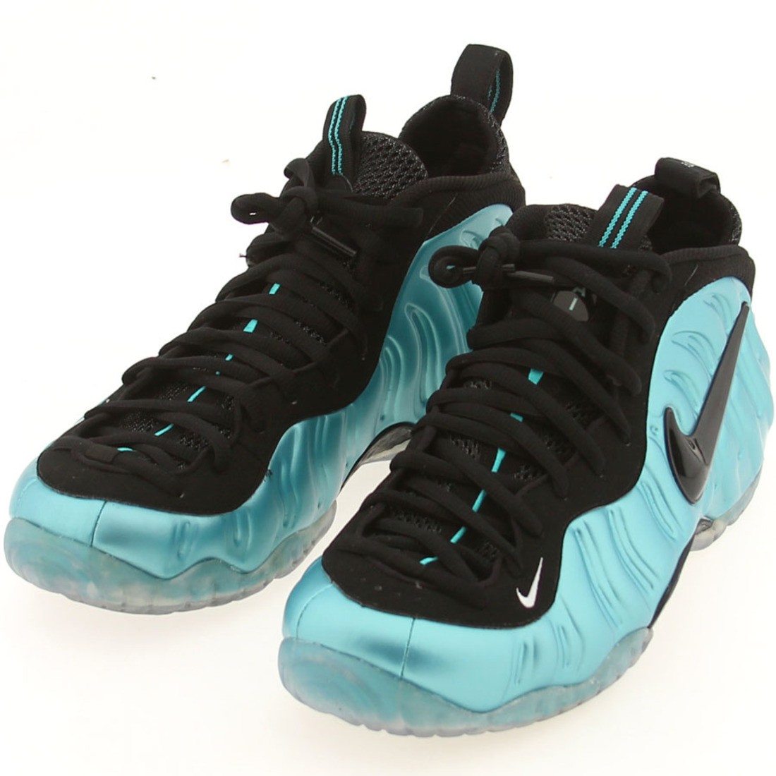 NIKE AIR FOAMPOSITE PRO ELECTRIC BLUE RETRO BLACK WHITE ONE SIZE 11.0