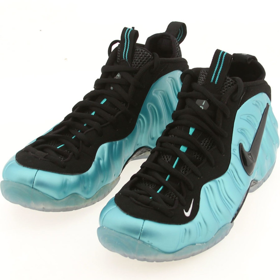 NIKE AIR FOAMPOSITE PRO ELECTRIC BLUE RETRO BLACK WHITE ONE SIZE 12.0