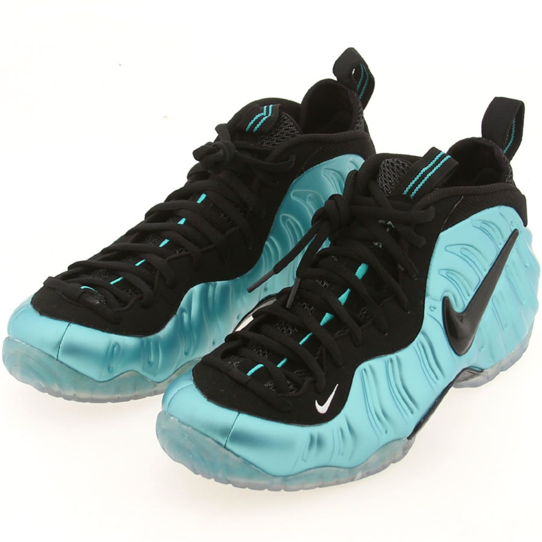 NIKE AIR FOAMPOSITE PRO ELECTRIC BLUE RETRO BLACK WHITE ONE SIZE 13.0
