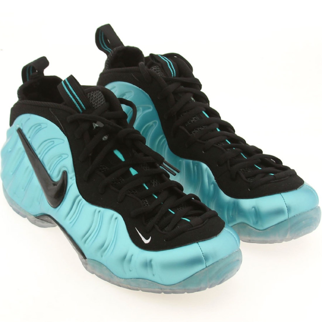 NIKE AIR FOAMPOSITE PRO ELECTRIC BLUE RETRO BLACK WHITE ONE SIZE 14.0