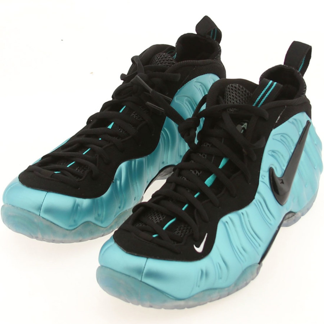 NIKE AIR FOAMPOSITE PRO ELECTRIC BLUE RETRO BLACK WHITE ONE SIZE 15.0