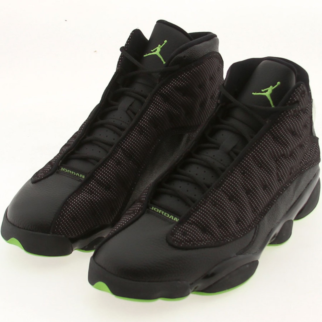 Nike Air Jordan 13 XIII Retro BLACK ALTITUDE GREEN 3M Size 14.0