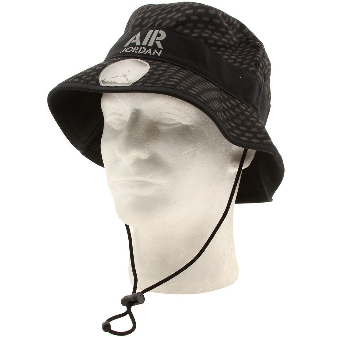 Jordan Stencil Bucket Hat (black / anthracite)