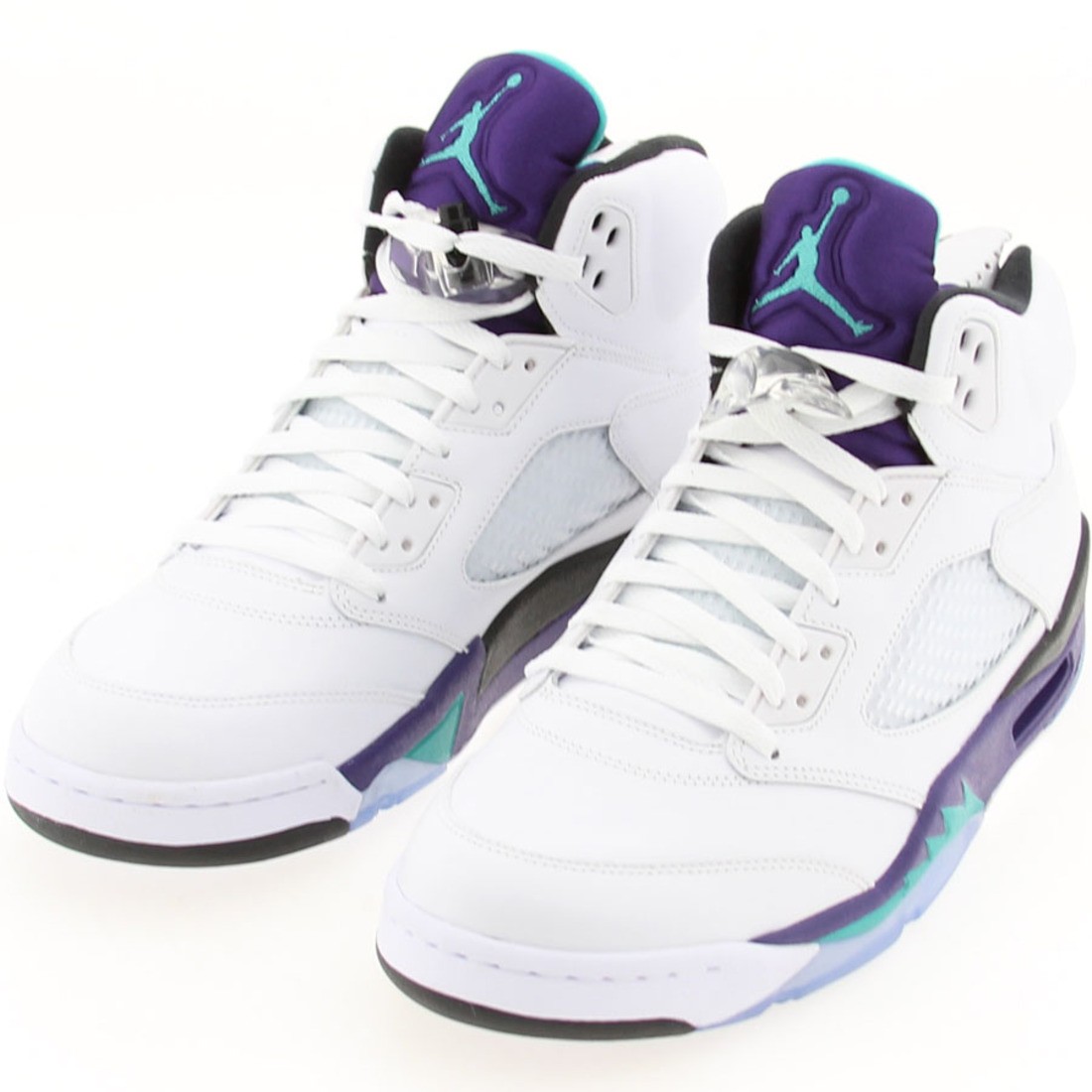 AIR JORDAN 5 V RETRO 2013 EMERALD GRAPE ICE BLK 136027-108 SIZE 11.0