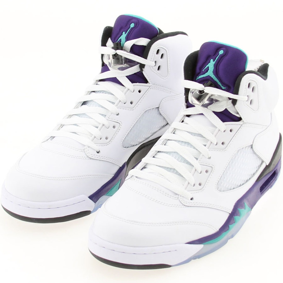 AIR JORDAN 5 V RETRO 2013 EMERALD GRAPE ICE BLK 136027-108 SIZE 11.0