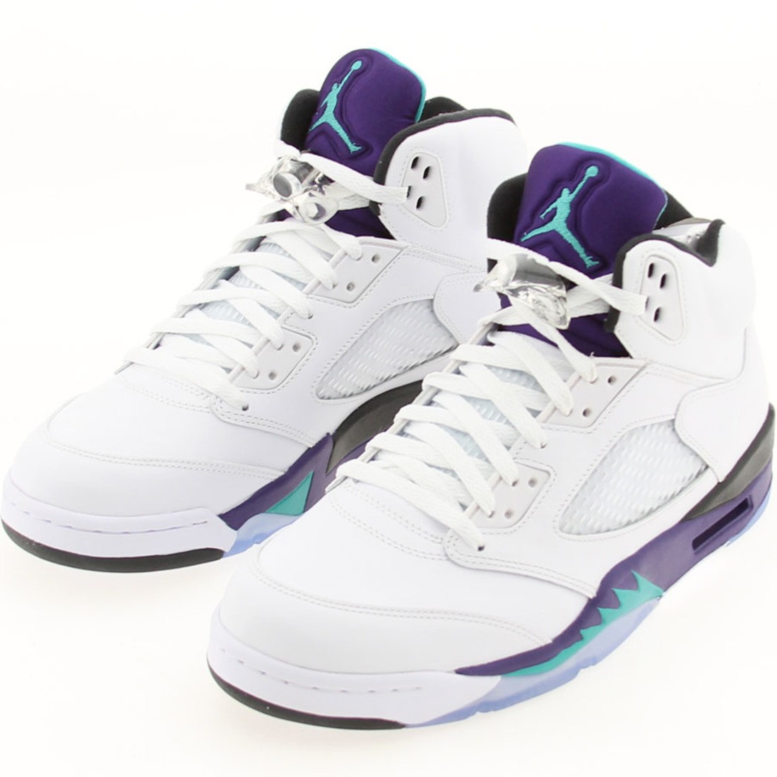AIR JORDAN 5 V RETRO 2013 EMERALD GRAPE ICE BLK 136027-108 SIZE 10.5