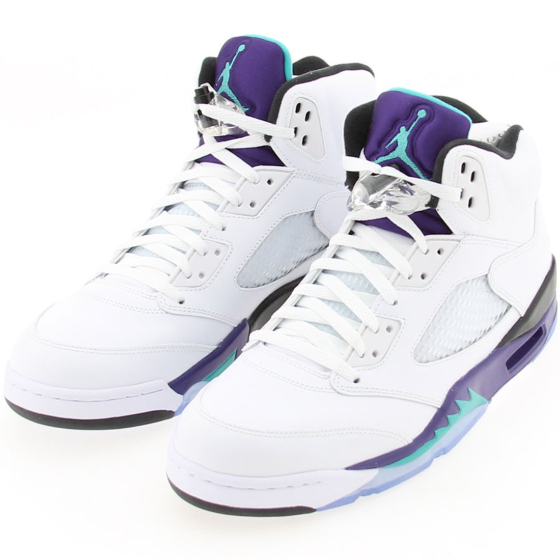 AIR JORDAN 5 V RETRO 2013 EMERALD GRAPE ICE BLK 136027-108 SIZE 11.5