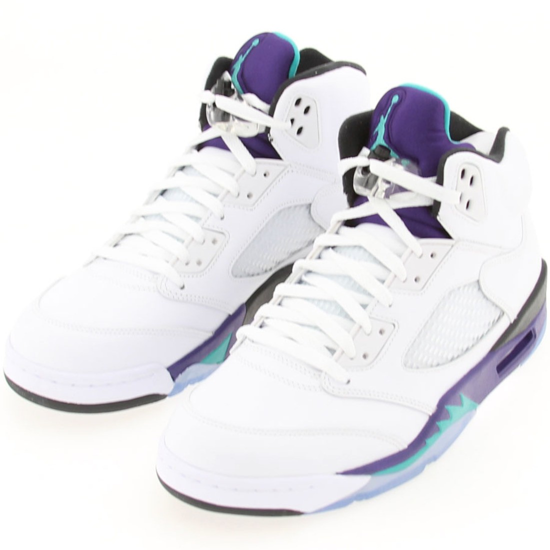 AIR JORDAN 5 V RETRO 2013 EMERALD GRAPE ICE BLK 136027-108 SIZE 10.5