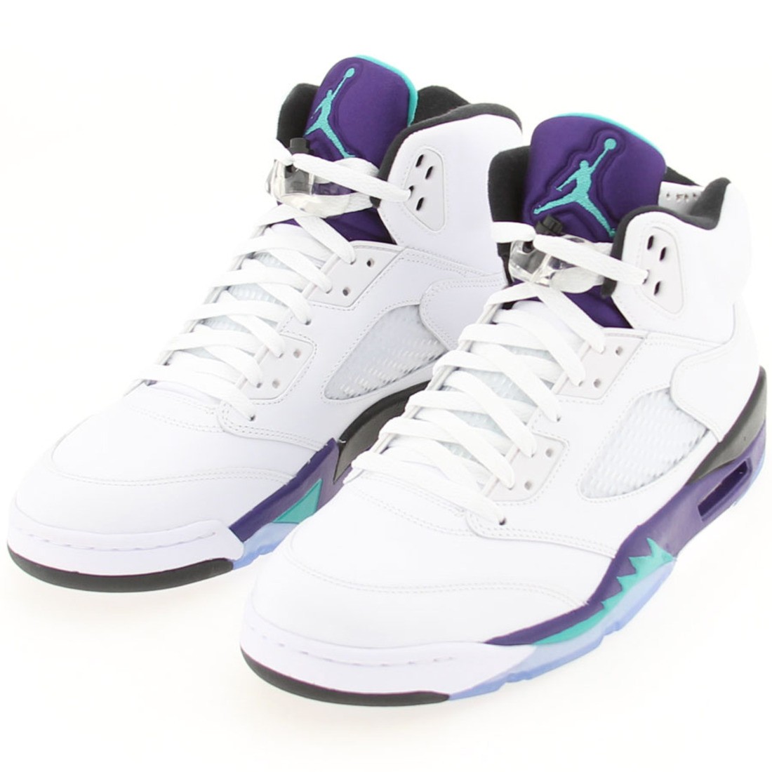 AIR JORDAN 5 V RETRO 2013 EMERALD GRAPE ICE BLK 136027-108 SIZE 11.5