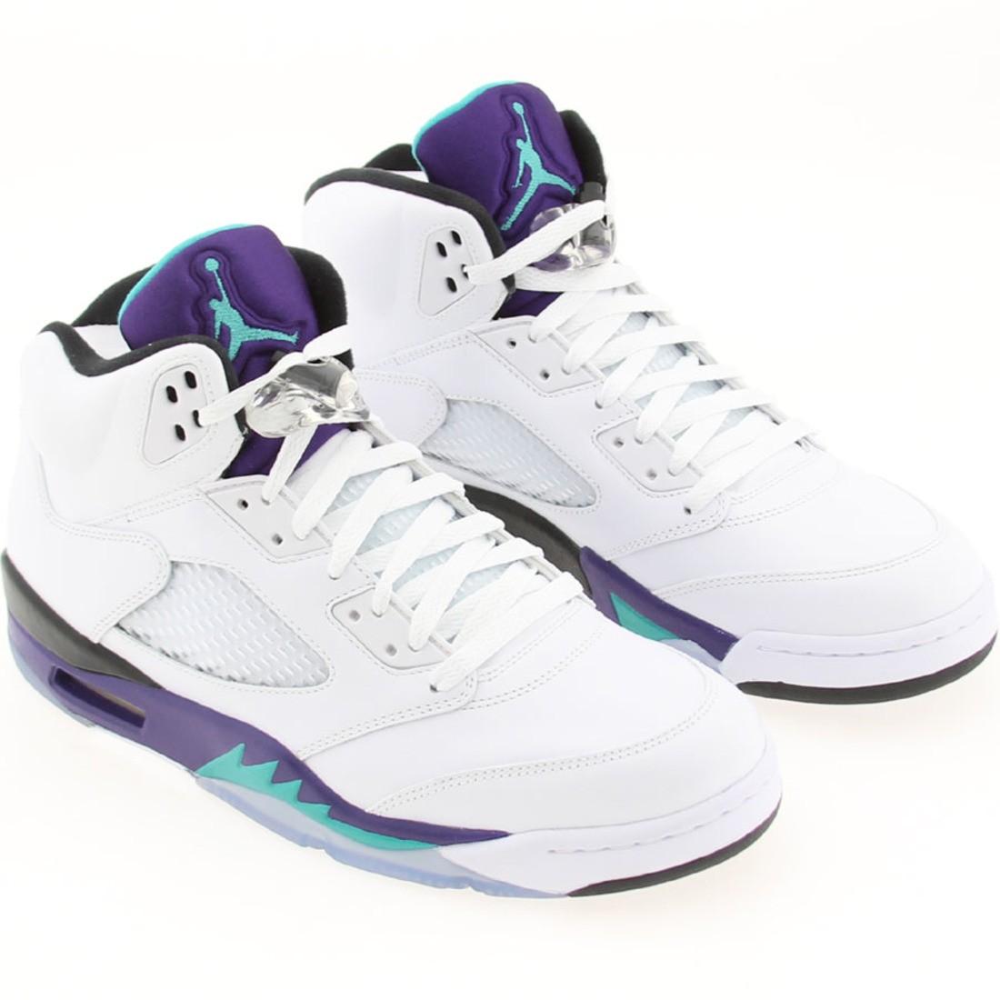 AIR JORDAN 5 V RETRO 2013 EMERALD GRAPE ICE BLK 136027-108 SIZE 10.5