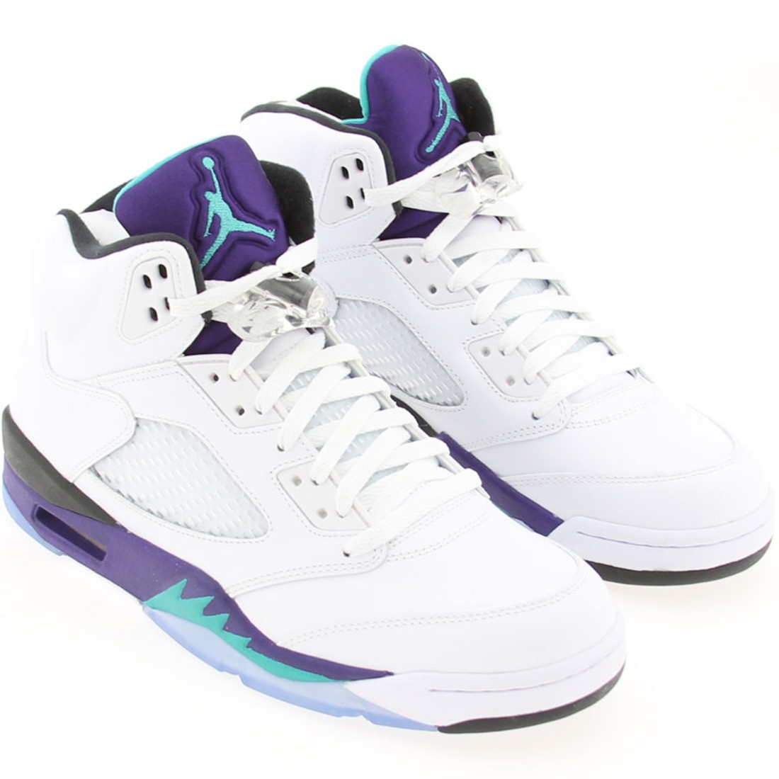 AIR JORDAN 5 V RETRO 2013 EMERALD GRAPE ICE BLK 136027-108 SIZE 9.0