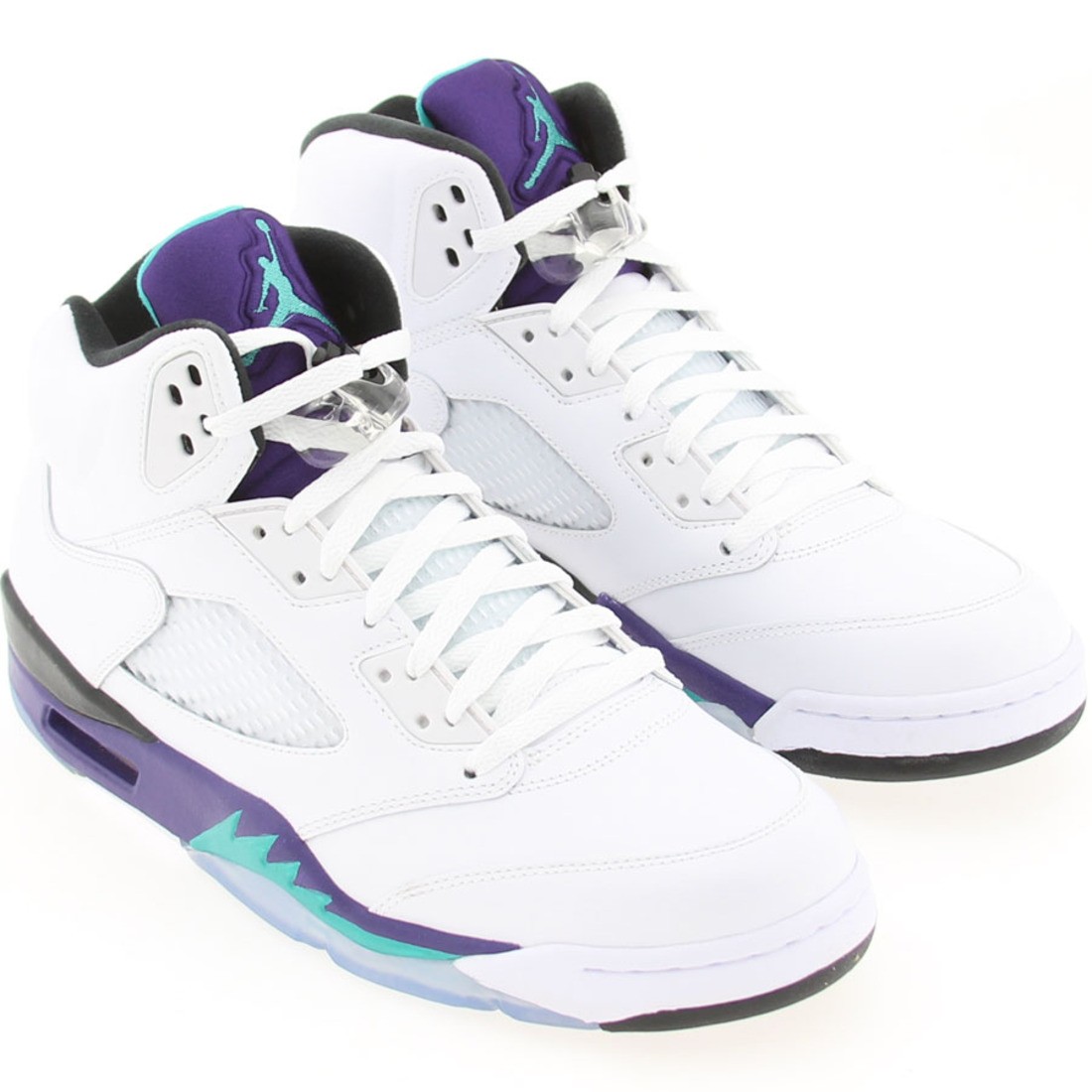 AIR JORDAN 5 V RETRO 2013 EMERALD GRAPE ICE BLK 136027-108 SIZE 11.5