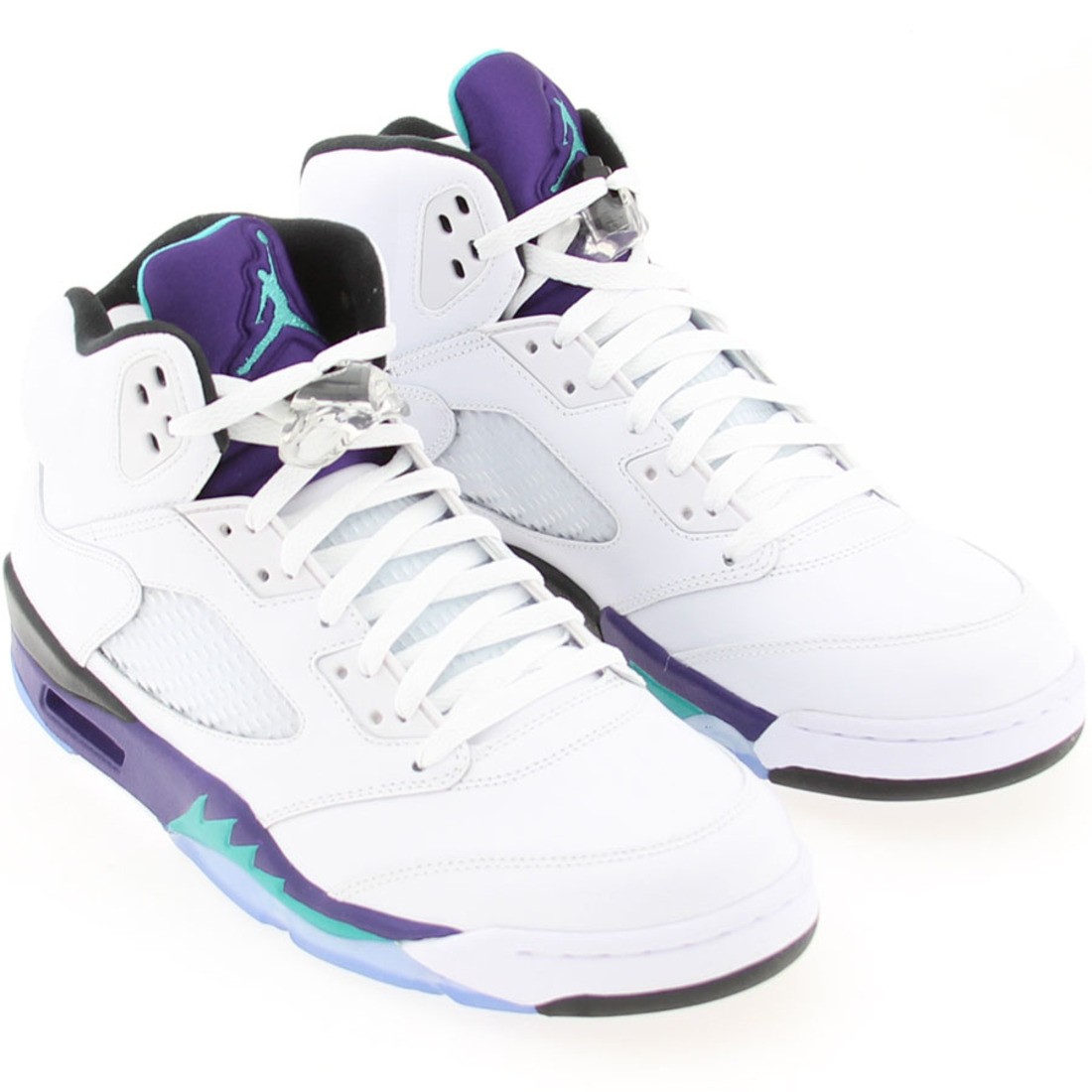 AIR JORDAN 5 V RETRO 2013 EMERALD GRAPE ICE BLK 136027-108 SIZE 11.5