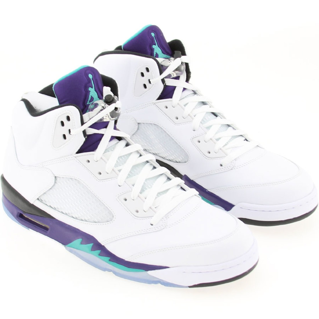 AIR JORDAN 5 V RETRO 2013 EMERALD GRAPE ICE BLK 136027-108 SIZE 13.0