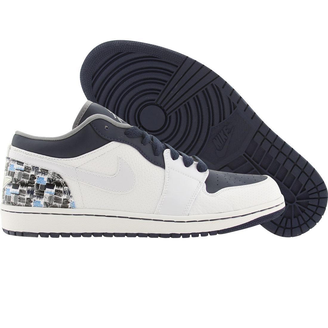 Nike  Air Jordan Men 1 Phat Low (white / stealth / midnight navy)