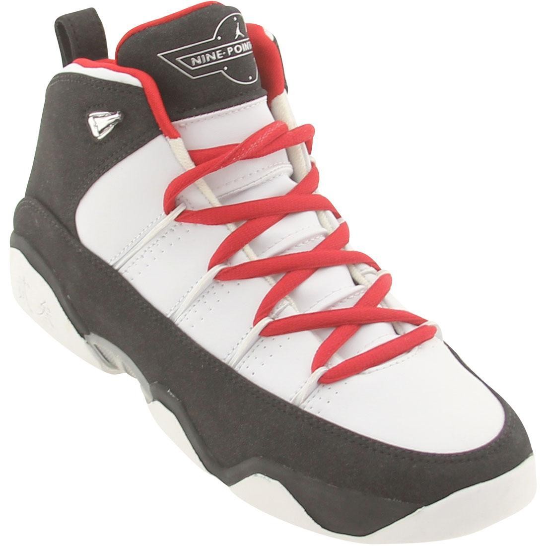 Nike Big Kids Air Jordan Team 9.5 (white / varsity red / black)