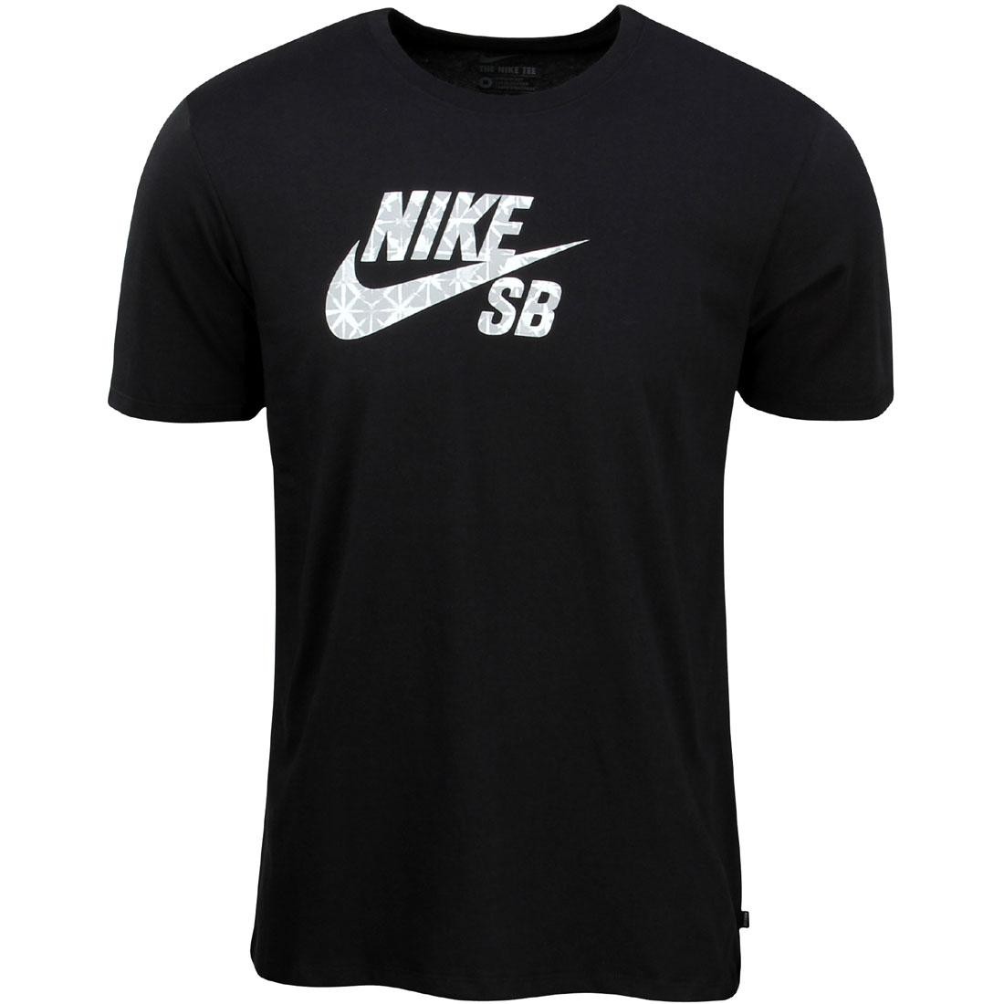 Nike Men SB Geo Dye Icon Tee (black / white)