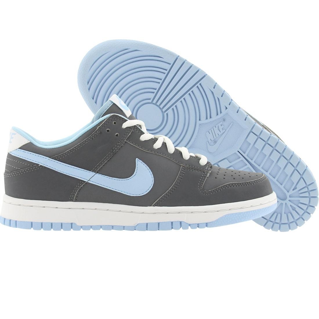 Nike Big Kids Dunk Low (flint grey / ice blue / white)