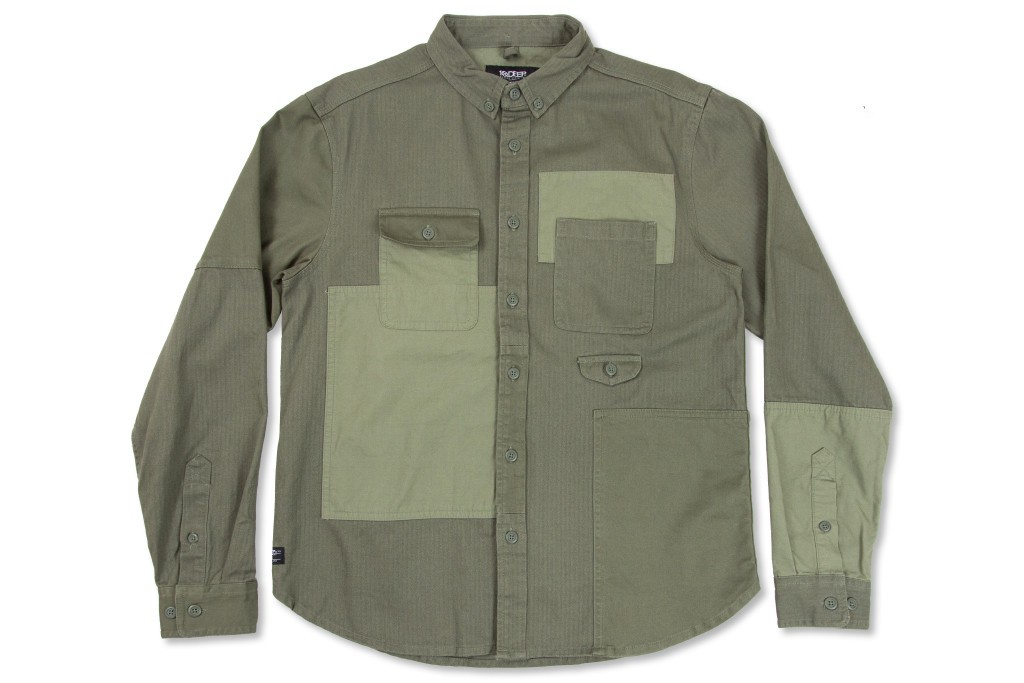 10 Deep Men Lazarus Workshirt (green / army)