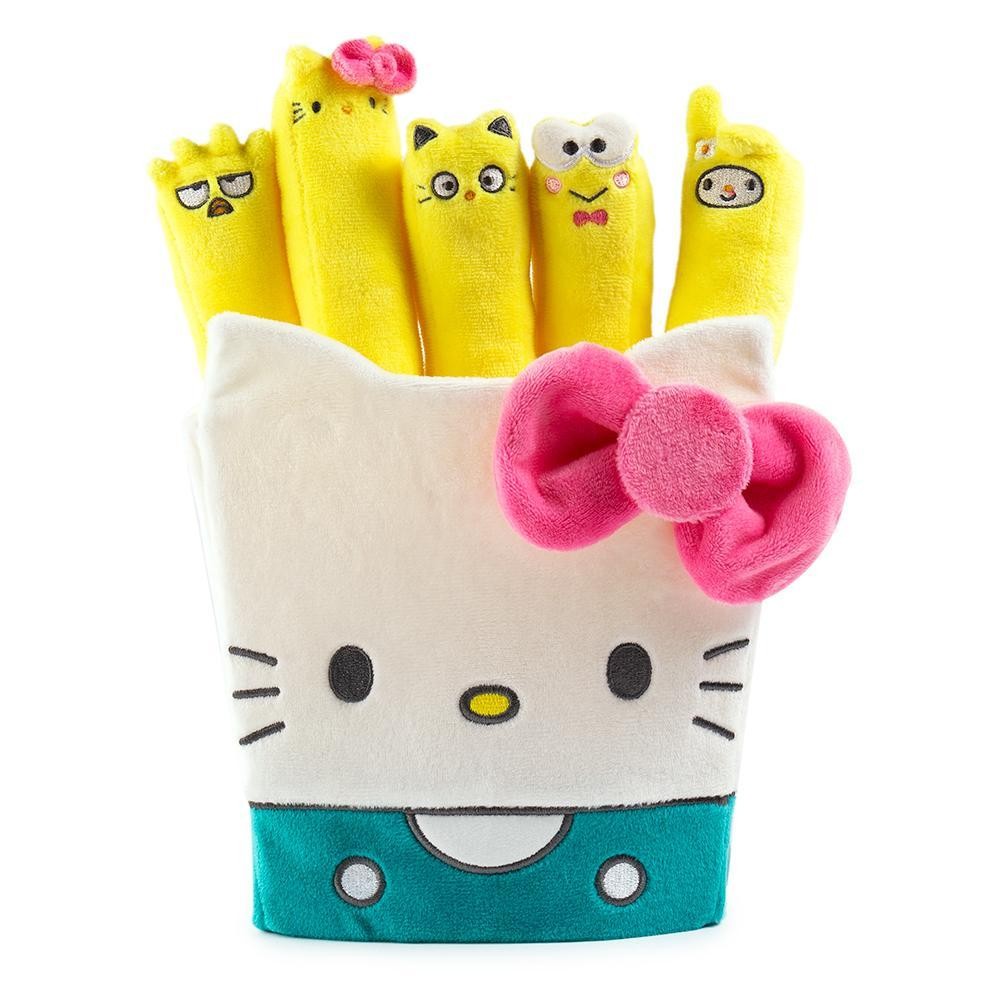 Kidrobot x Sanrio Hello Kitty Fries Plush (yellow / white)