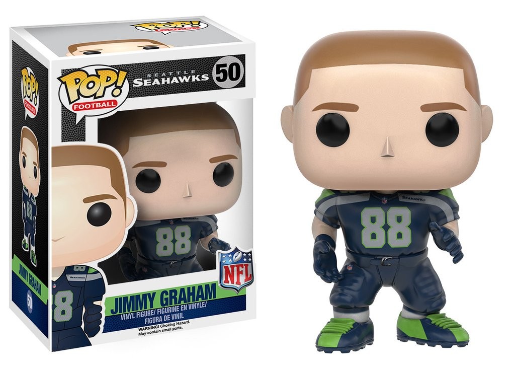 Funko POP NFL: Wave 3 - Seattle Seahawks Jimmy Graham (navy)