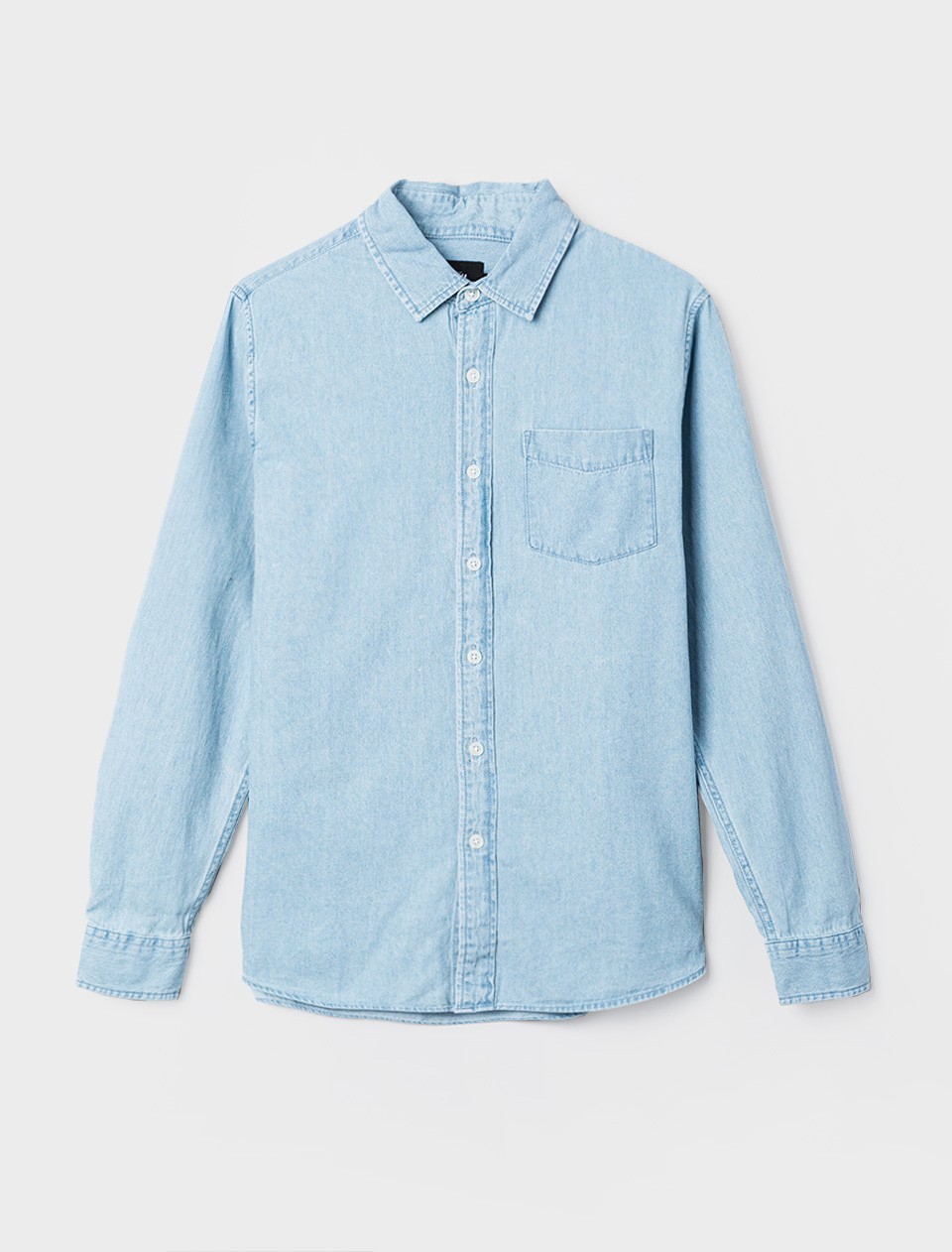 Stussy Men Denim Shirt (blue / light blue)