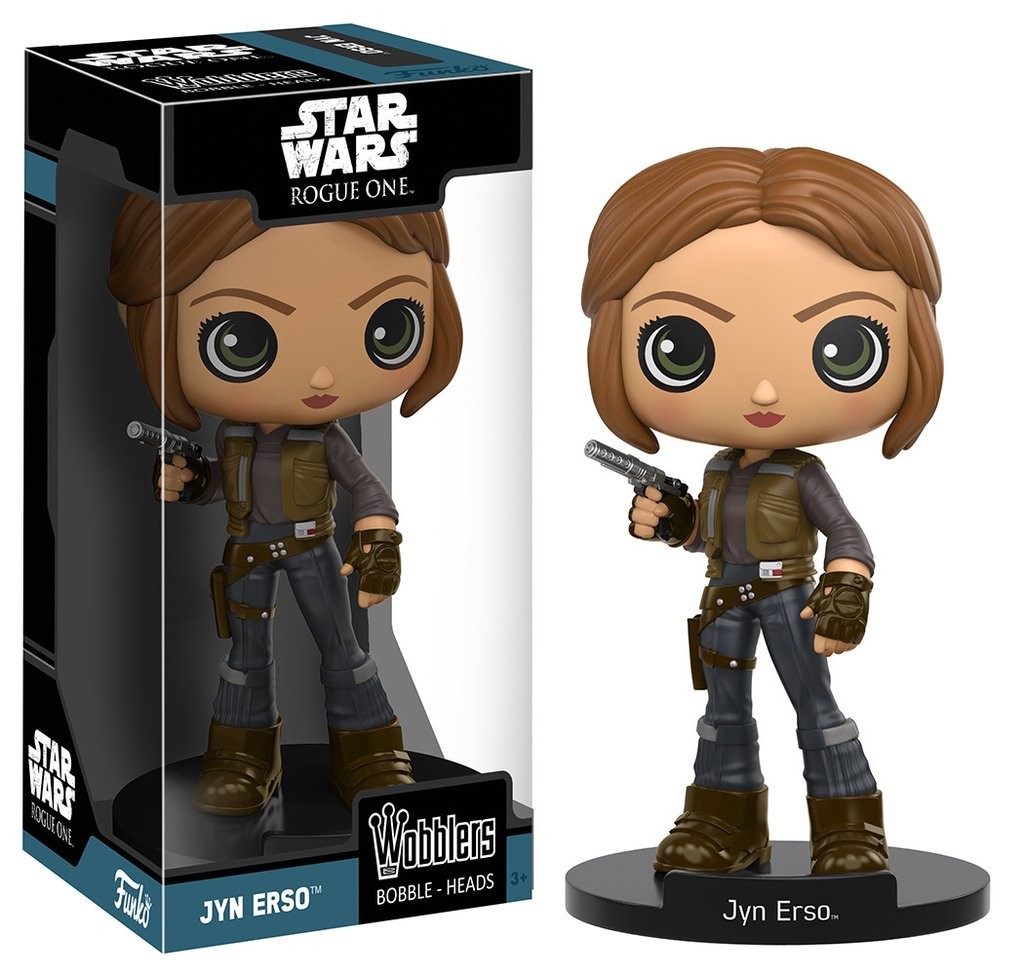 Funko Wobblers Star Wars Rogue One Jyn Erso Bobble Head (tan)