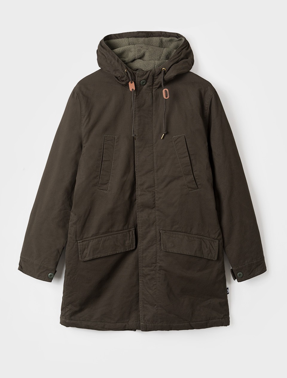 Stussy Men Military Parka Jacket (olive)