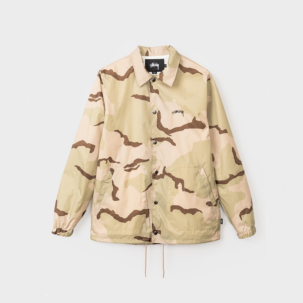 Stussy Men Spring Coach Jacket (camo)