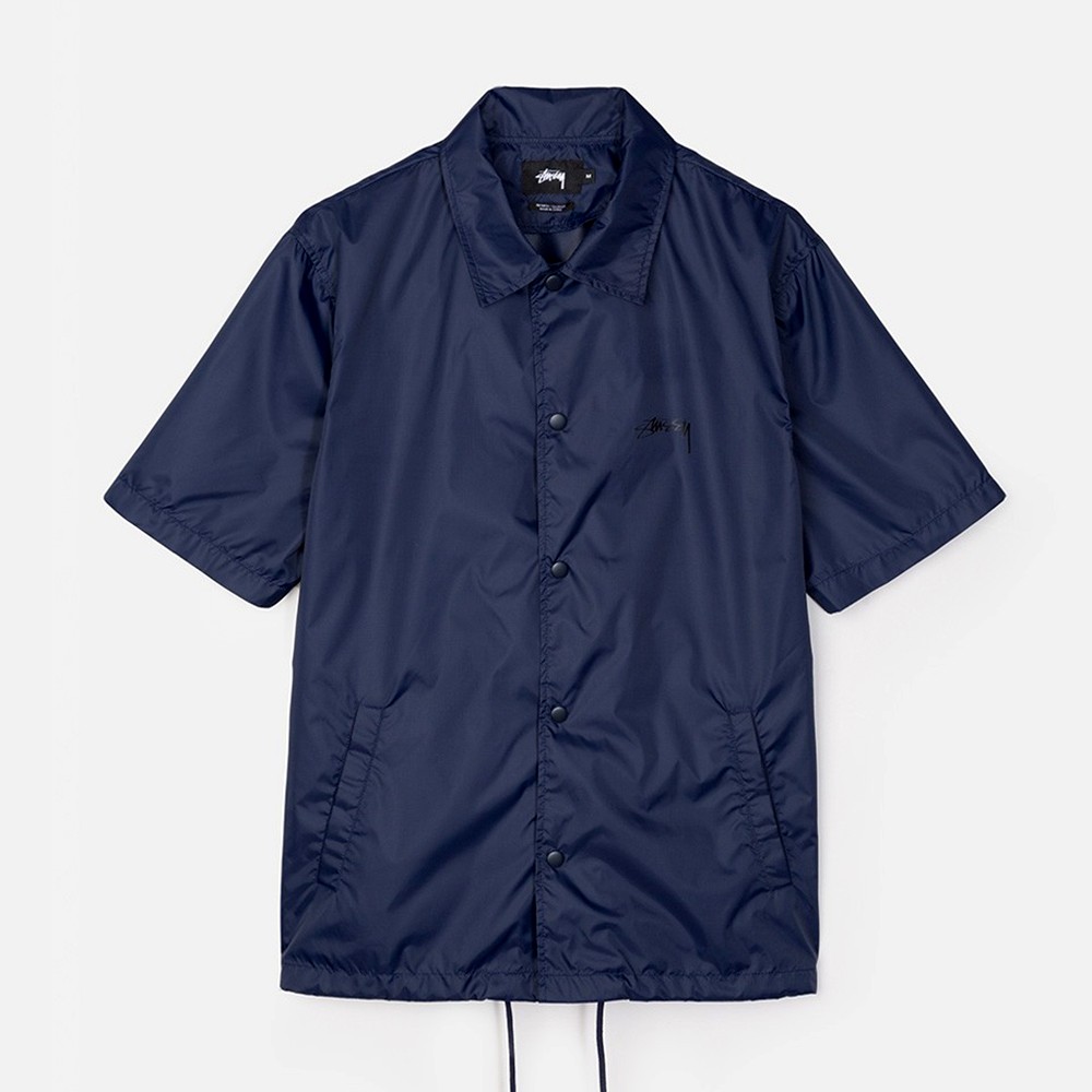 Stussy Men Short Sleeve Coach Jacket (navy)