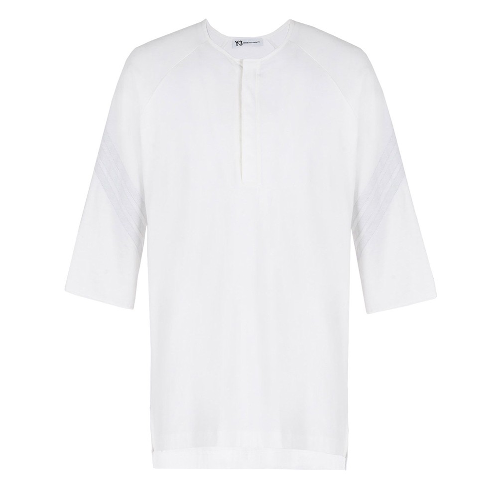 Adidas Y-3 Men Henley STP Tee (white)