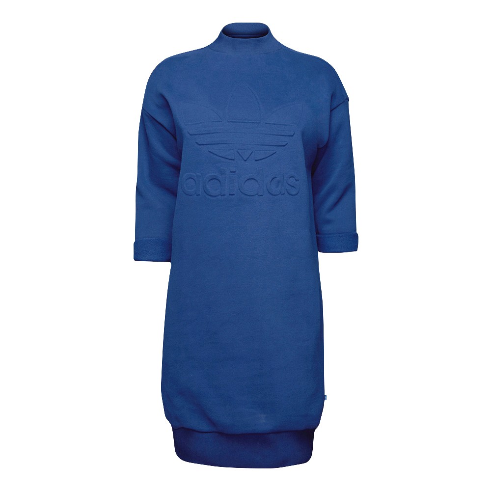 Adidas Women Sweat Dress (blue / mystery blue)