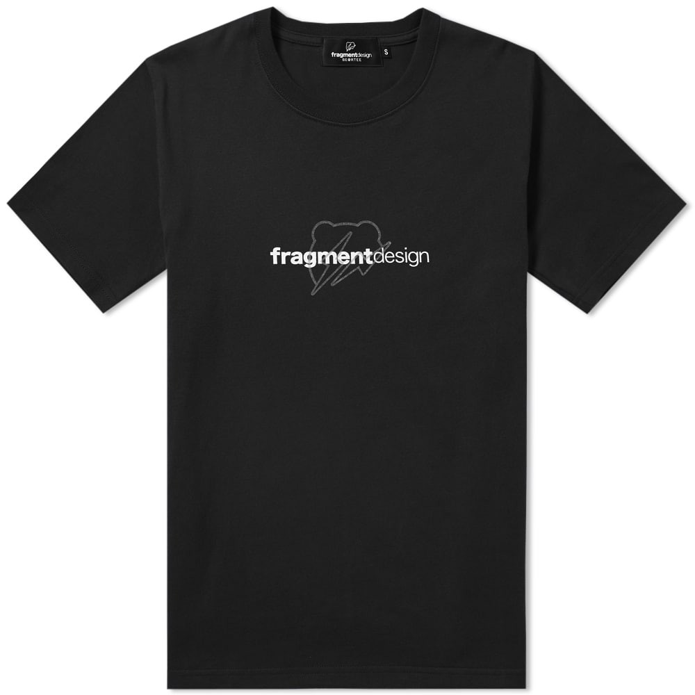 Medicom x Fragment Design Men Be@rtee W Logo Tee (black)
