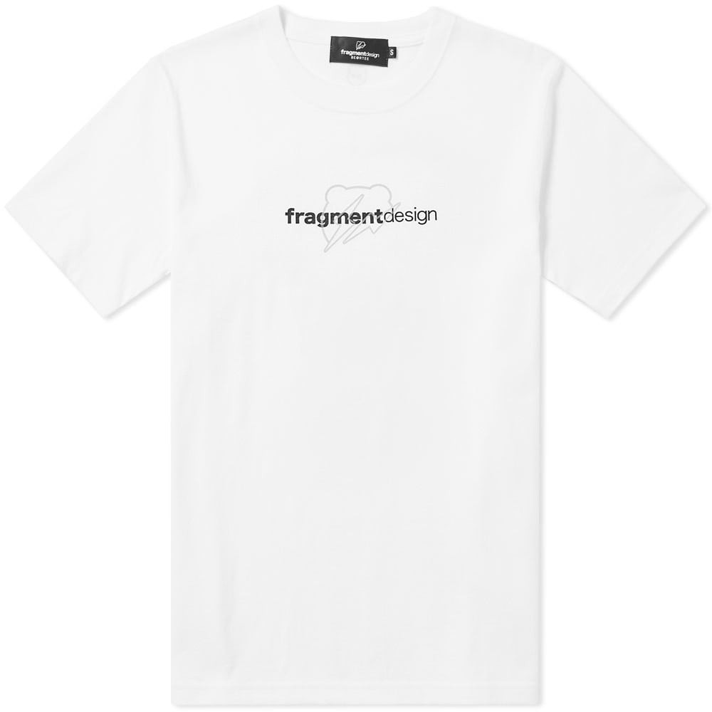 Medicom x Fragment Design Men Be@rtee W Logo Tee (white)