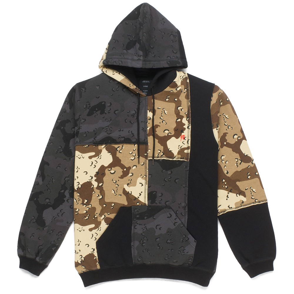 10 Deep Men Day And Night Pieced Hoodie (multi)