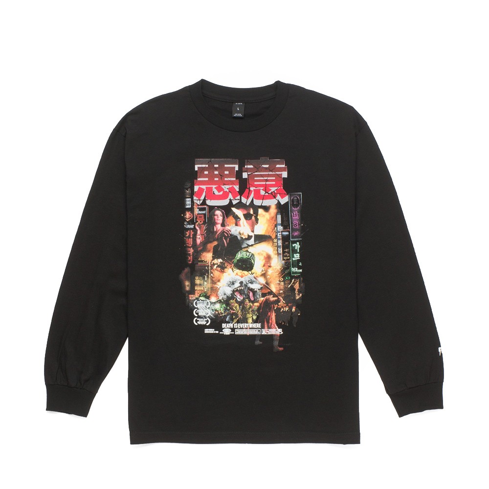 10 Deep Men Death Is Everywhere Long Sleeve Tee (black)