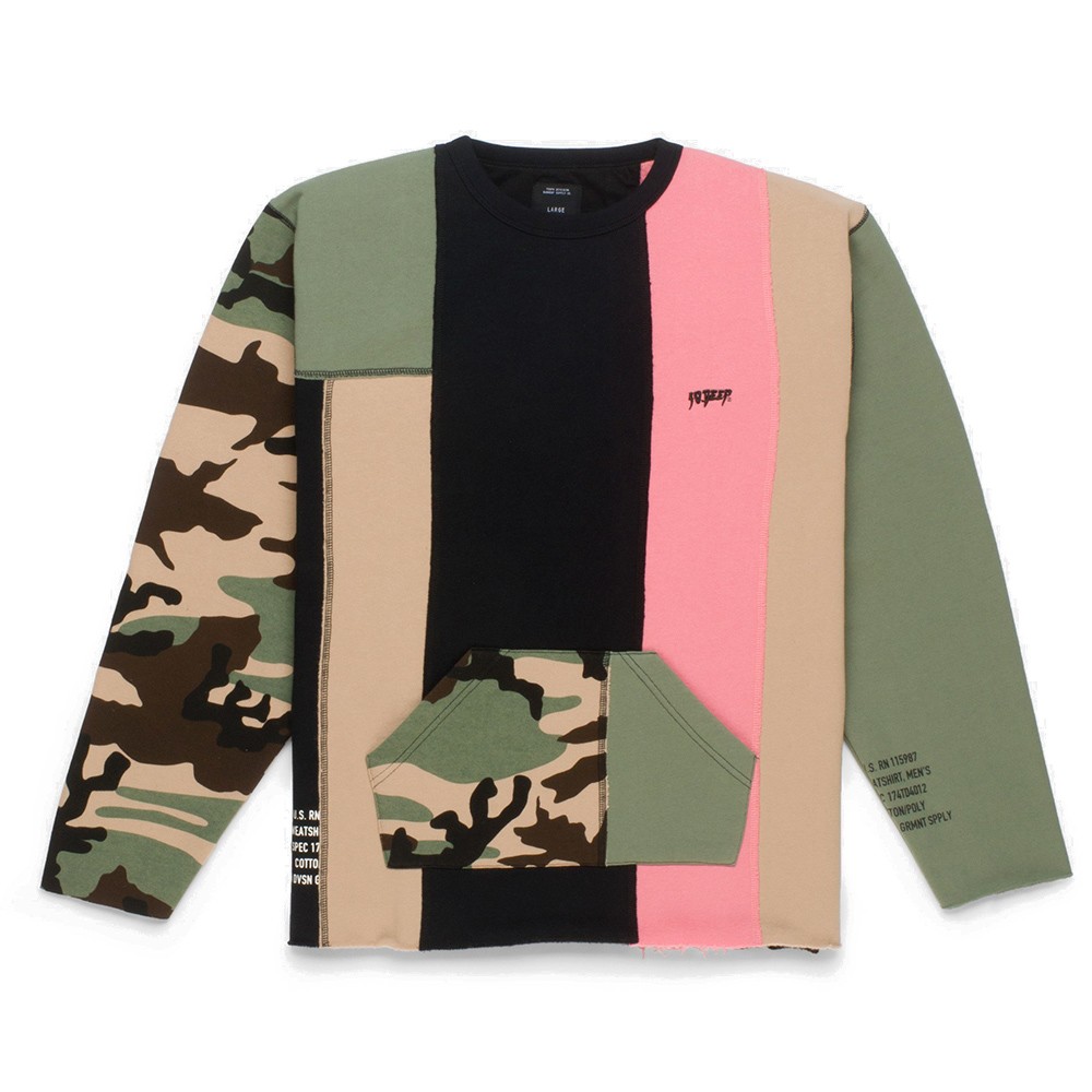 10 Deep Men Many Wars Crewneck Sweater (camo / multi)