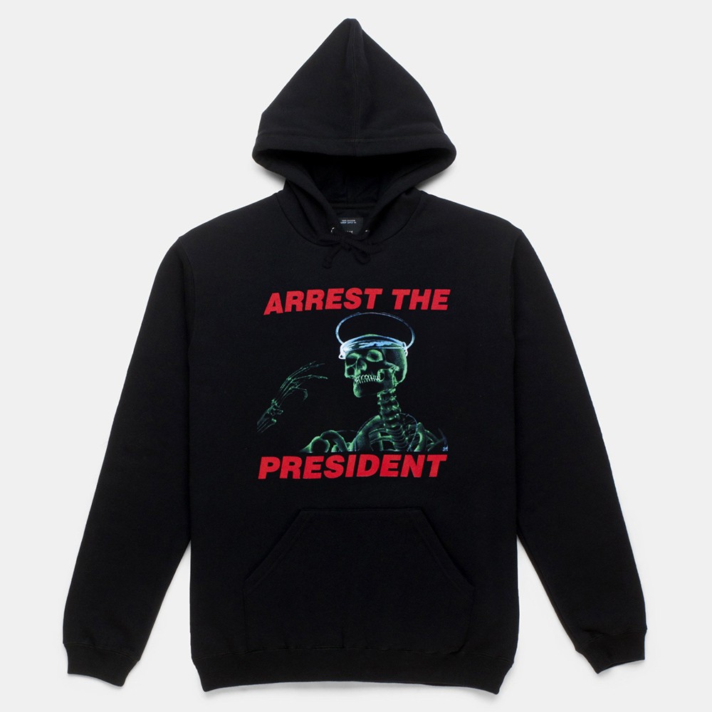 10 Deep Men Arrest The President Hoody (black)