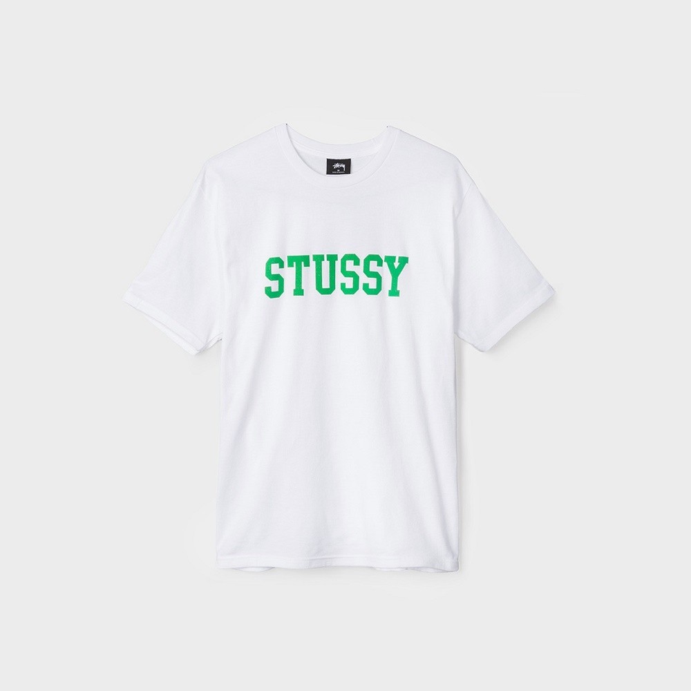 Stussy Men Cracked Tee (white)