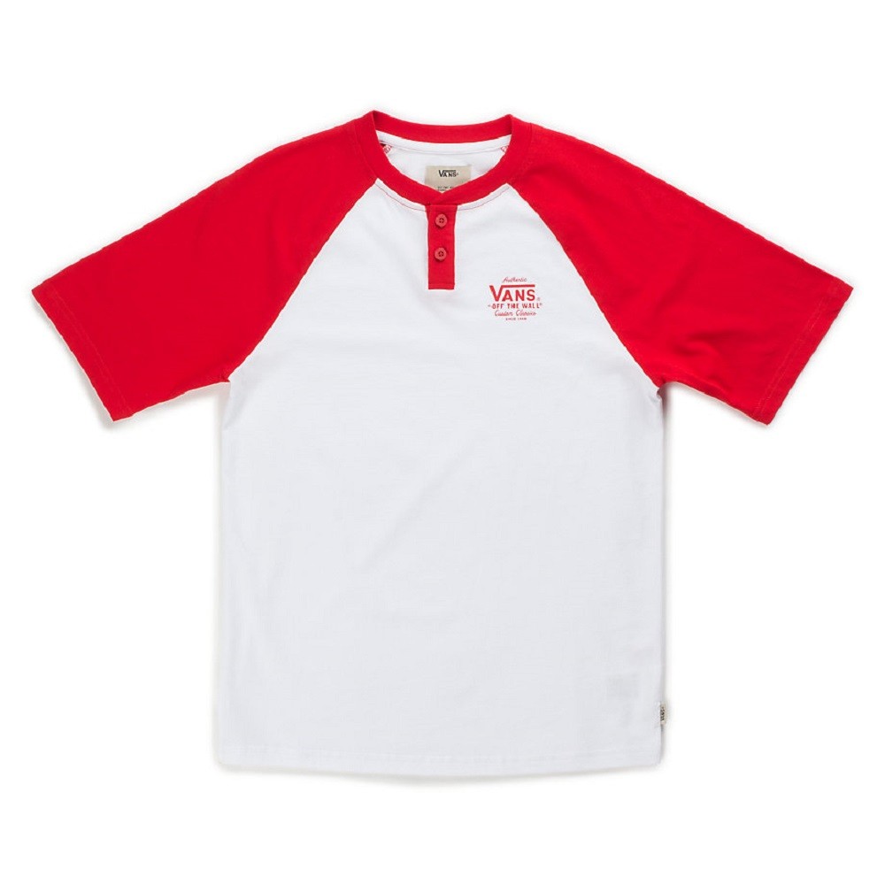 Vans Men Holder Street Henley Tee (white / bright)